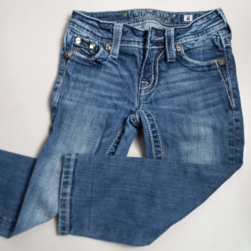 Miss Me 8 Studded Cross Capri Jeans JK5342P